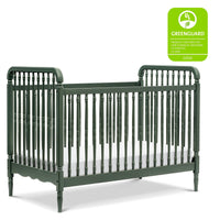 Namesake Liberty 3-in-1 Convertible Spindle Crib with Toddler Bed Conversion Kit