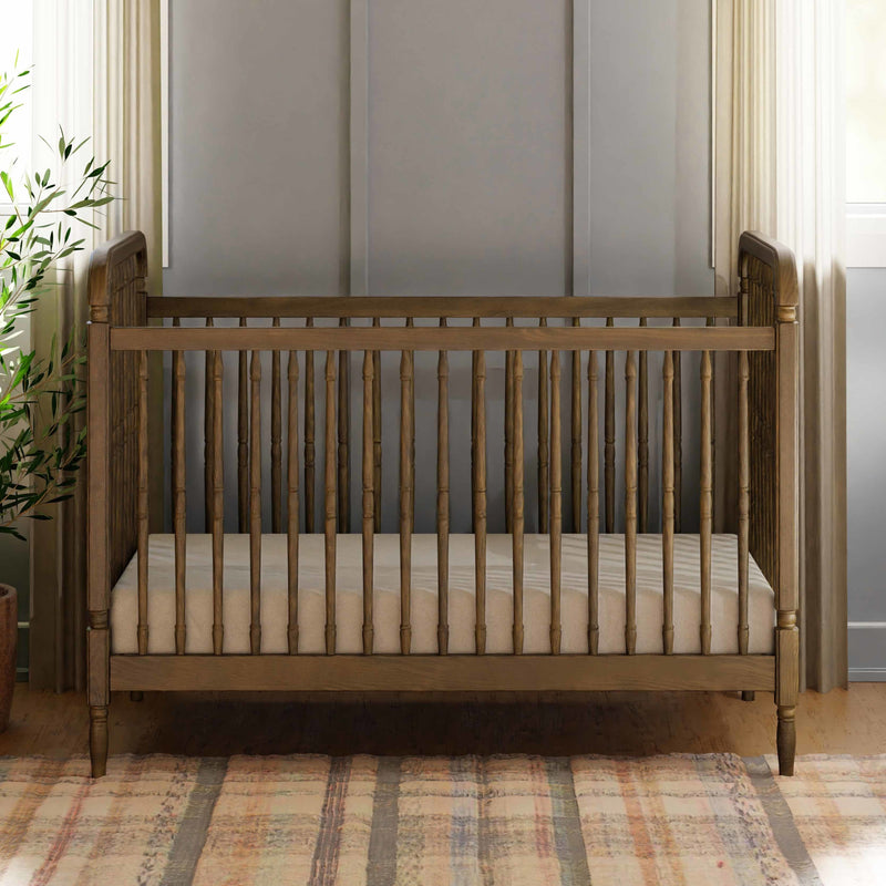 Load image into Gallery viewer, Namesake Liberty 3-in-1 Convertible Spindle Crib with Toddler Bed Conversion Kit
