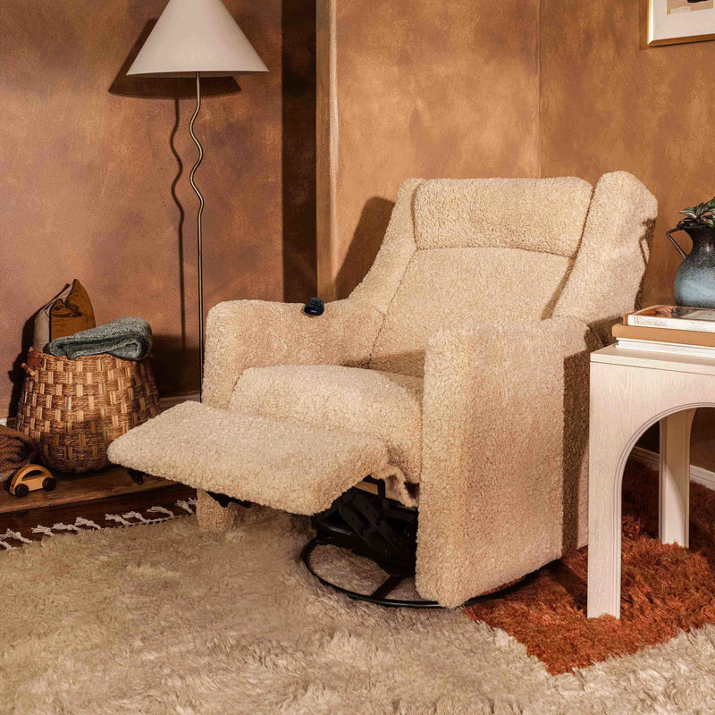 Load image into Gallery viewer, Babyletto Kiwi Deluxe Power Recliner &amp; Swivel Glider with Heat and Massage
