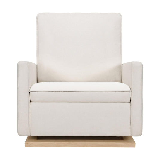 Babyletto Cali Pillowback Chair and a Half Glider in Eco-Performance Fabric | Water Repellent & Stain Resistant