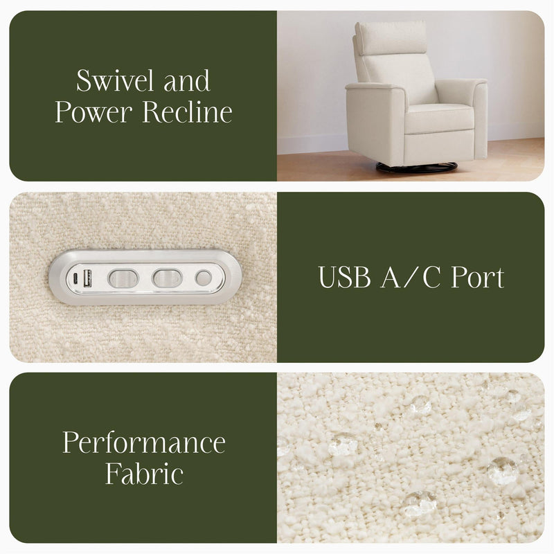 Load image into Gallery viewer, Namesake Willa Plus Power Glider Recliner + Power Headrest
