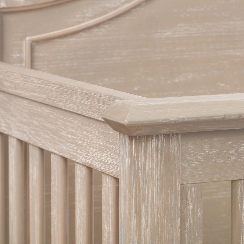 Load image into Gallery viewer, Monogram by Namesake Barrow Rustic 4-in-1 Convertible Curve Top Crib
