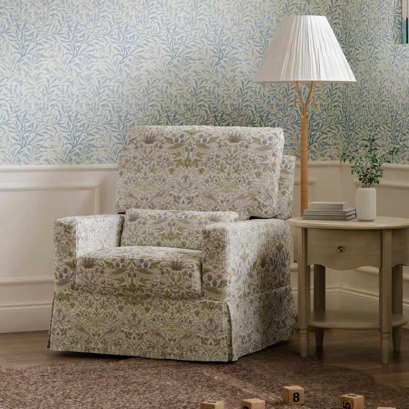 Load image into Gallery viewer, Morris &amp; Co. x Namesake Crawford Pillowback Comfort Swivel Glider

