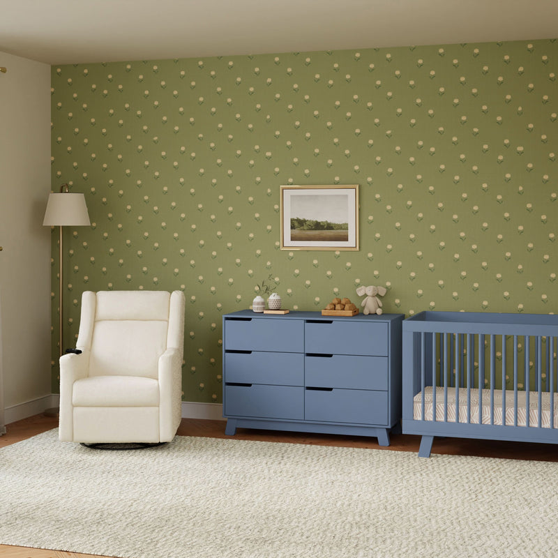 Load image into Gallery viewer, Babyletto Kiwi Deluxe Power Recliner &amp; Swivel Glider with Heat and Massage
