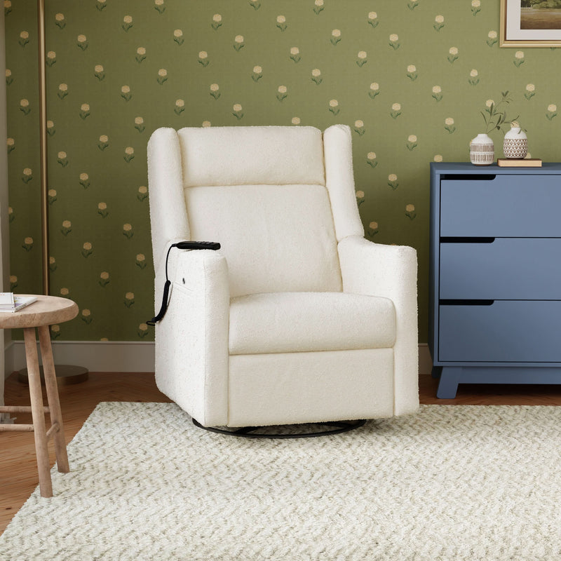 Load image into Gallery viewer, Babyletto Kiwi Deluxe Power Recliner &amp; Swivel Glider with Heat and Massage
