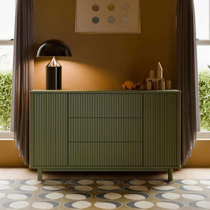 Load image into Gallery viewer, Babyletto Pogo Tambour Dresser
