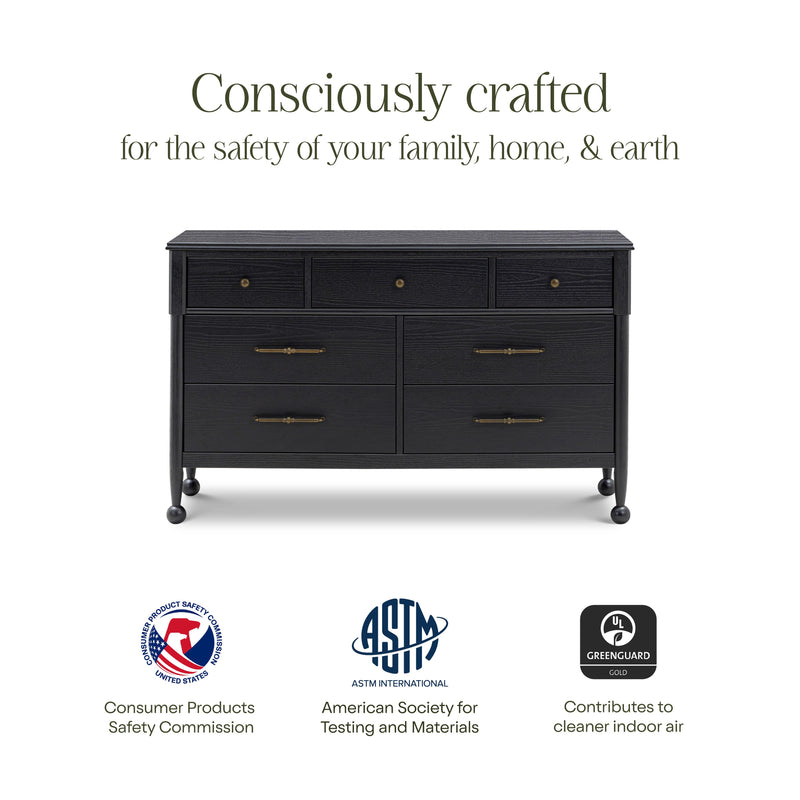 Load image into Gallery viewer, Namesake Alouette 7-Drawer Wide Dresser (56”)
