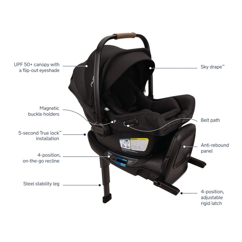 Load image into Gallery viewer, Nuna Demi Next Stroller + Pipa Aire RX Infant Car Seat Travel System

