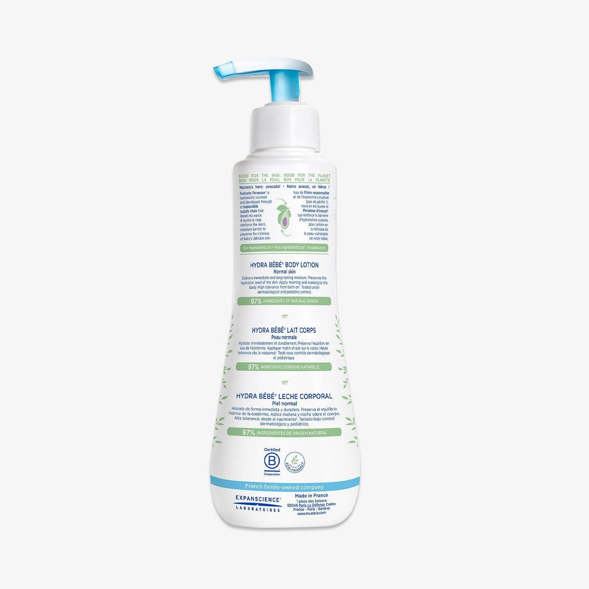 Mustela Hydra Bebe Body Lotion (10 oz)