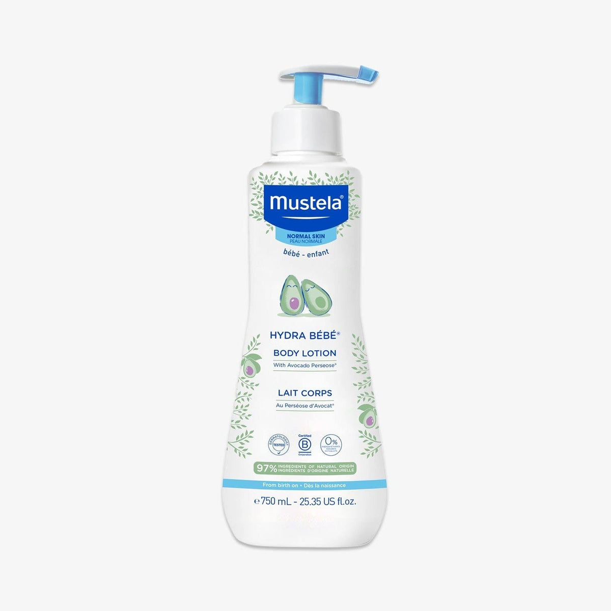 Mustela Hydra Bebe Body Lotion (10 oz)