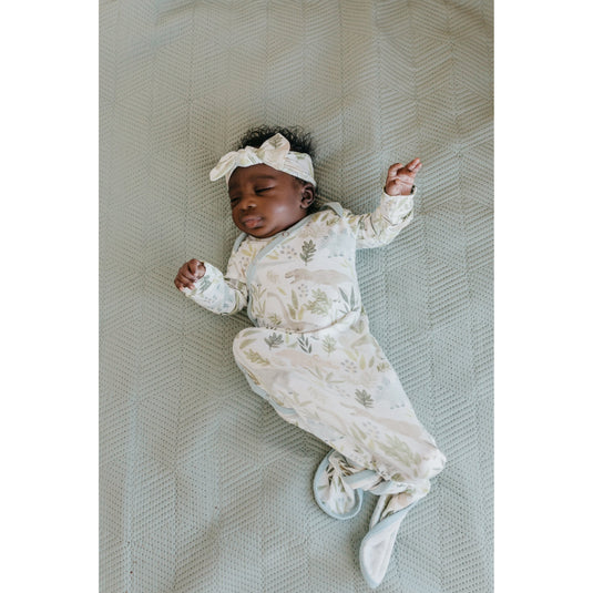 Copper Pearl Newborn Knotted Gown