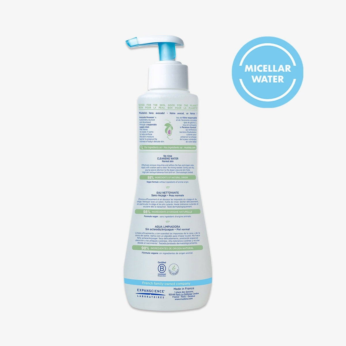 Mustela No Rinse Cleansing Water
