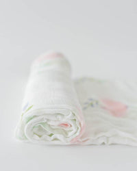 Little Unicorn Deluxe Muslin Single Swaddle - Pink Peony