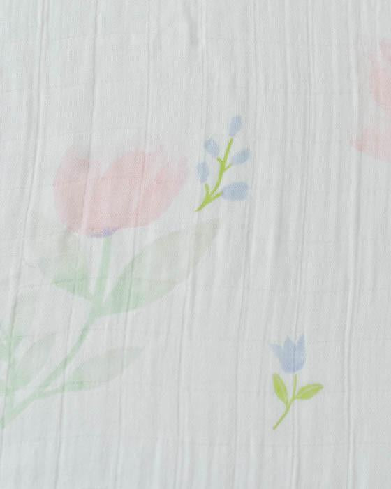 Little Unicorn Deluxe Muslin Single Swaddle - Pink Peony