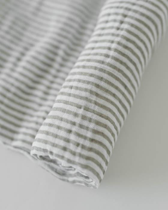 Load image into Gallery viewer, Little Unicorn Cotton Muslin Single Swaddle - Grey Stripe
