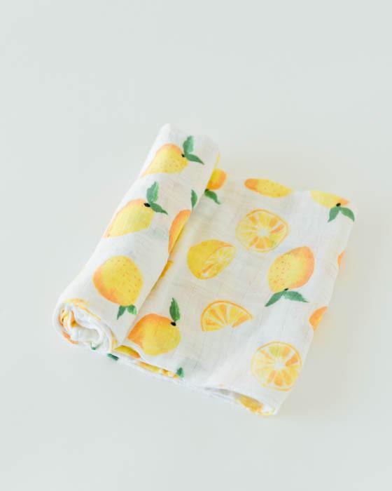 Load image into Gallery viewer, Little Unicorn Cotton Muslin Single Swaddle - Lemon
