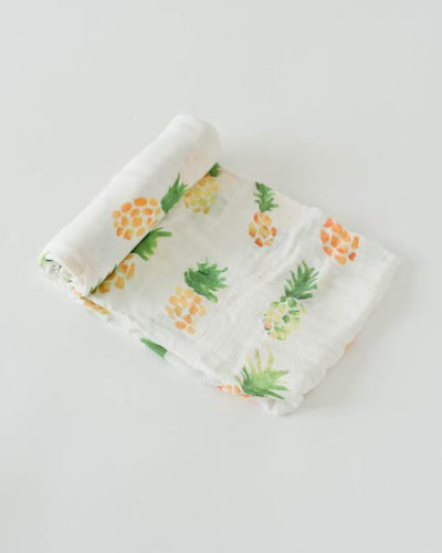 Little Unicorn Deluxe Muslin Single Swaddle  - Pineapple