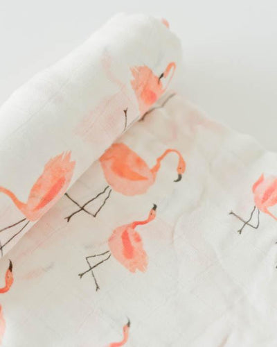 Little Unicorn Deluxe Muslin Single Swaddle - Pink Ladies