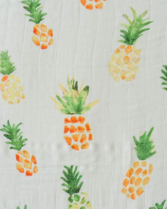 Load image into Gallery viewer, Little Unicorn Deluxe Muslin Single Swaddle  - Pineapple
