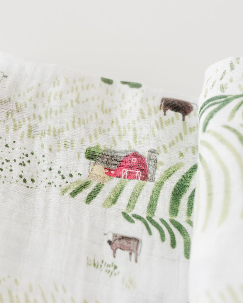 Load image into Gallery viewer, Little Unicorn Cotton Muslin Single Swaddle - Rolling Hills

