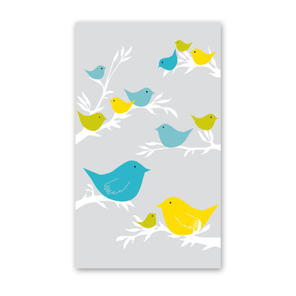 rock scissor paper enclosure card - bird flock