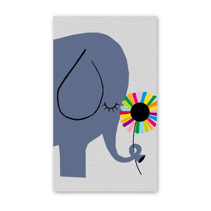 rock scissor paper enclosure card - ellie the elephant
