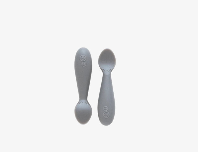 Load image into Gallery viewer, EzPz Tiny Spoon 2 Pack - Pewter
