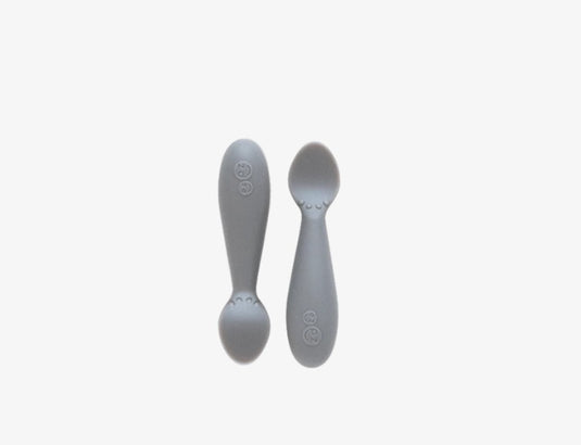 EzPz Tiny Spoon 2 Pack - Pewter