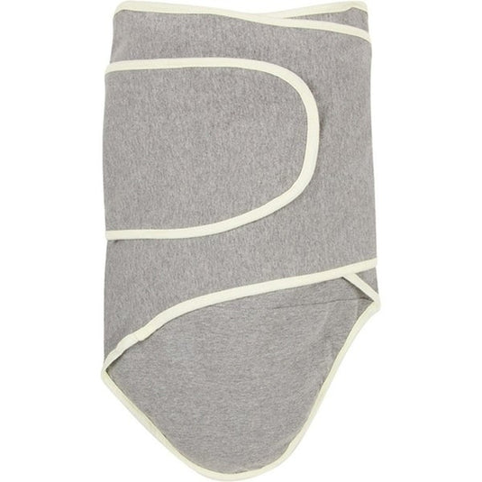 Miracle Blanket - Heather Gray with Yellow Trim