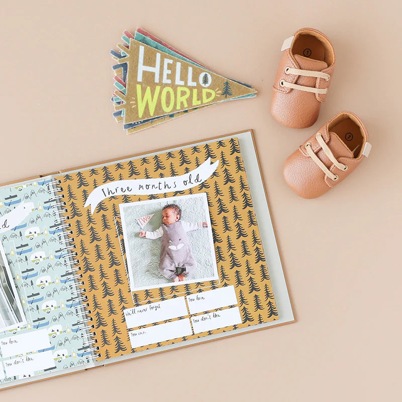 Load image into Gallery viewer, Lucy Darling Little Camper Memory Baby Book
