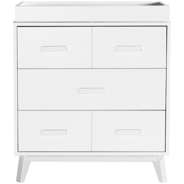 Load image into Gallery viewer, Babyletto Scoot 3-Drawer Changer Dresser with Removable Changing Tray
