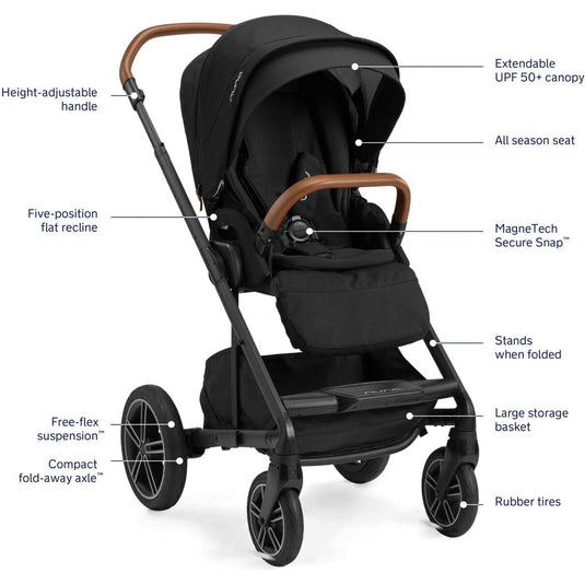 nuna stroller 2 seats Nuna MIXX Next Stroller + PIPA Urbn Travel System – Babinski's Baby