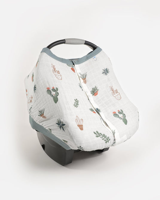 Little Unicorn Cotton Muslin Car Seat Canopy