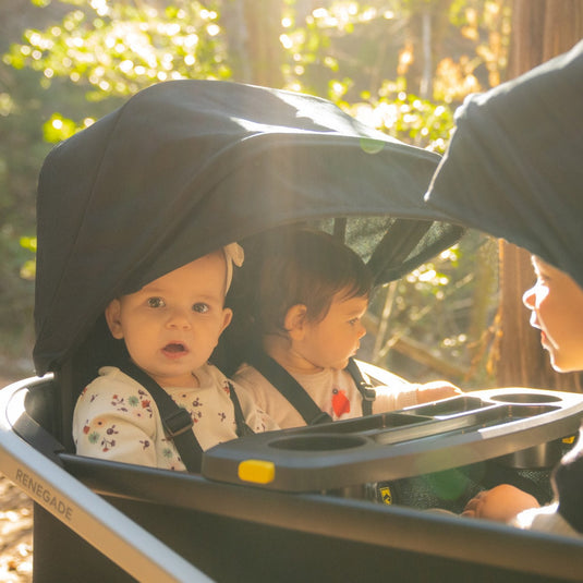 bob gear renegade canopy stroller wagon with 3 seats BOB Renegade Canopy Kit (Set of 2) – Babinski's Baby