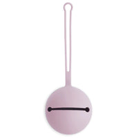 Mushie Silicone Pacifier Holder Case - Soft Lilac
