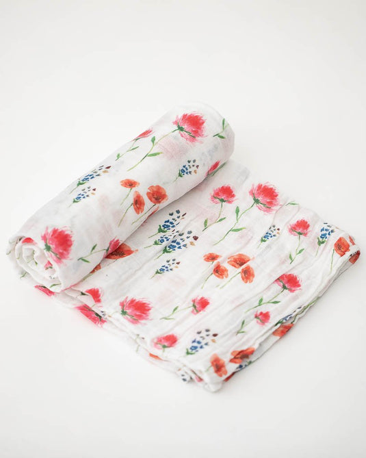 Little Unicorn Cotton Muslin Single Swaddle - Wild Mums