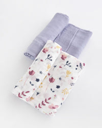 Little Unicorn Deluxe Muslin Swaddle Blanket Set - Fairy Garden 2