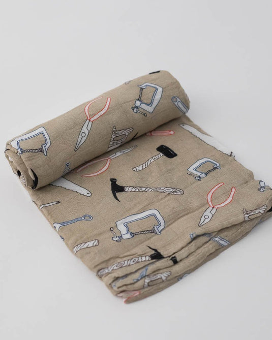 Little Unicorn Deluxe Muslin Single Swaddle  - Work Bench