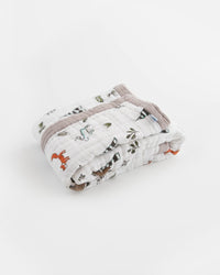 Little Unicorn Cotton Muslin Baby Blanket - Forest Friends