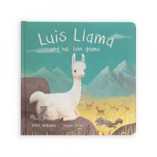 Jellycat Luis Llama Board Book