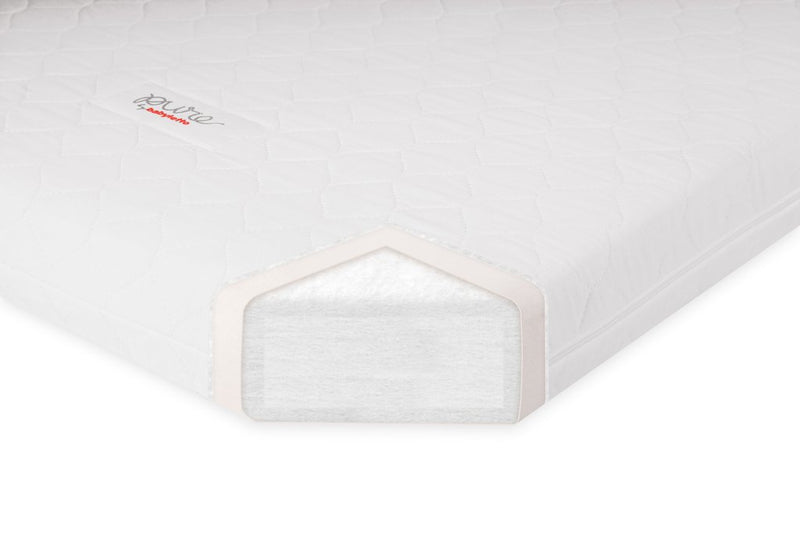 Load image into Gallery viewer, babyletto Pure Core Non-Toxic Crib Mattress with Hybrid Waterproof Cover
