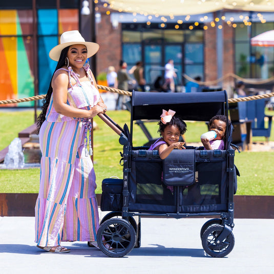 Wonderfold W2 Luxe Double Stroller Wagon (2 Seater) – Babinski's Baby