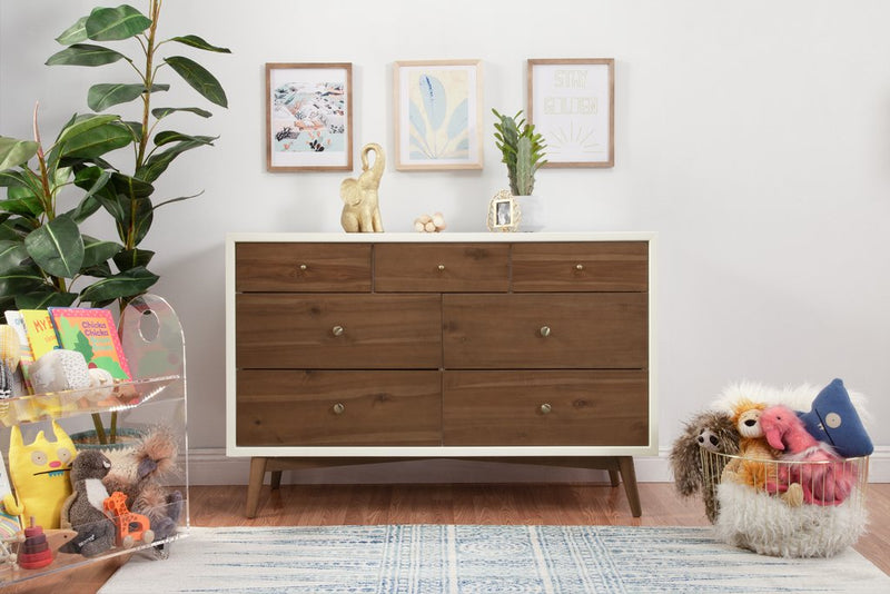 Load image into Gallery viewer, Babyletto Palma 7 Drawer Dresser
