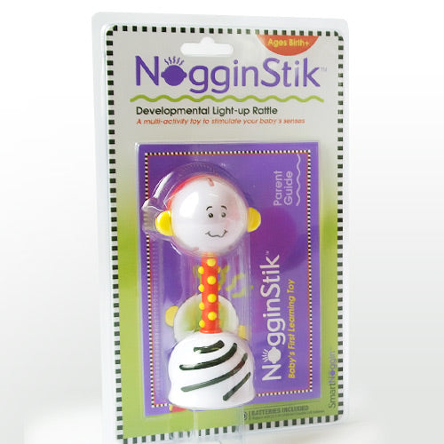 NogginStik Developmental Light Up Rattle