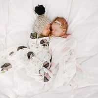 Little Unicorn Deluxe Muslin Single Swaddle - Pink Peony
