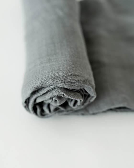 Load image into Gallery viewer, Little Unicorn Deluxe Muslin Single Swaddle  - Charcoal
