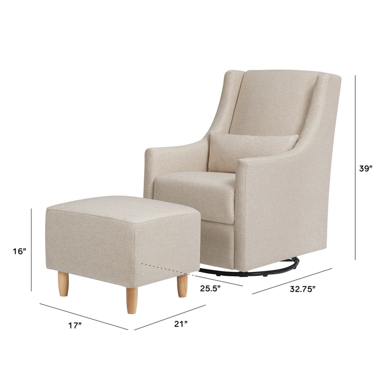 Load image into Gallery viewer, Babyletto Toco Swivel Glider and Ottoman
