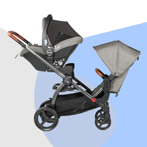 Agio by Peg Perego Z4 Duo Stroller [Stroller, Car Seat, Double Adapter]